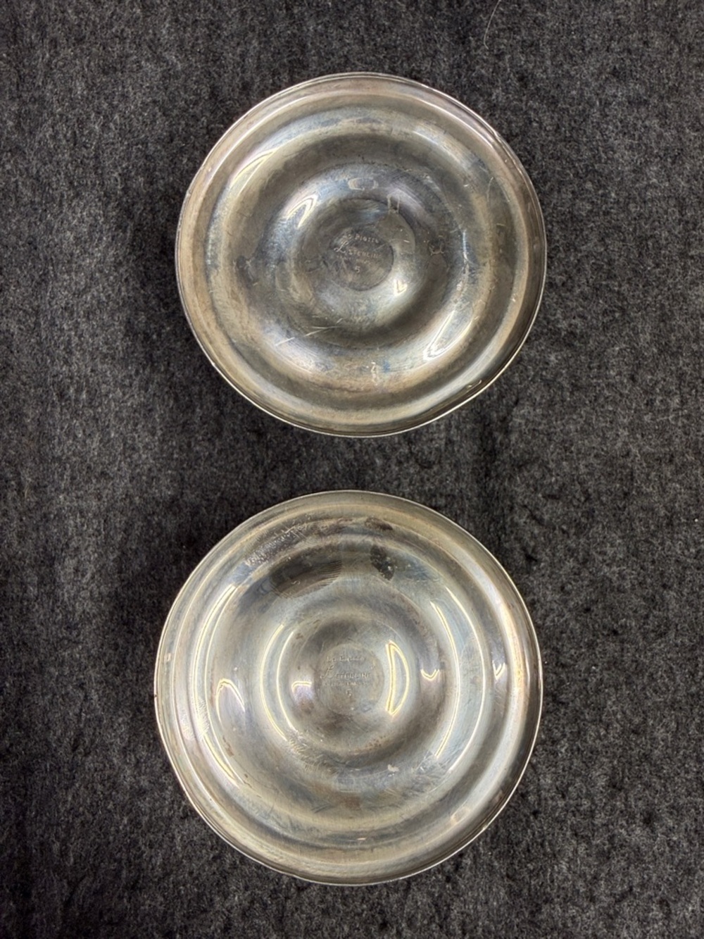 La Pierre Sterling Vintage Pair of Silver Decorative Candle Holders - Picture 6 of 15
